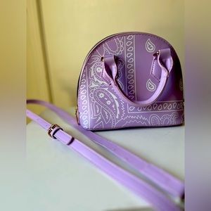 Purple bandanna, Crossbody bag